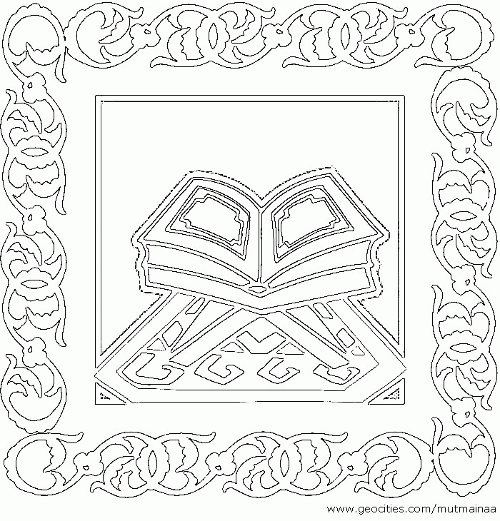 Islamic Coloring Pages Coloring Home