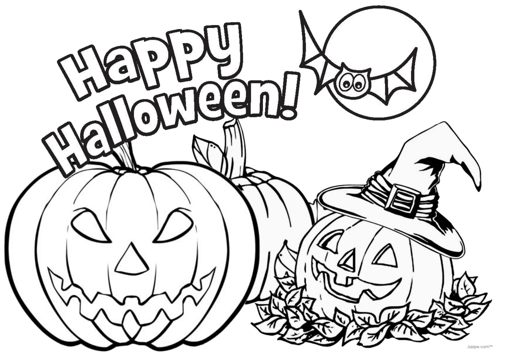 free printable pumpkins coloring pages