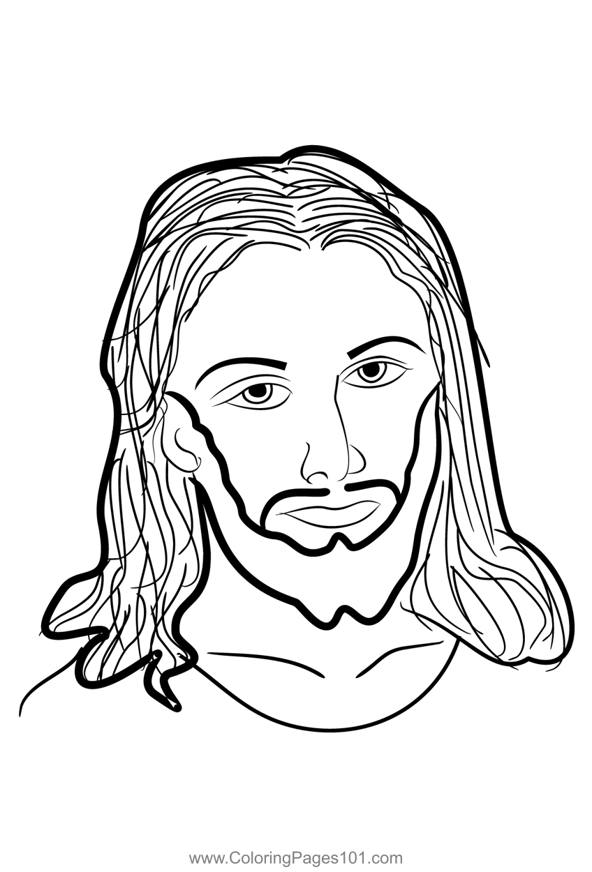 Coloring Page Jesus