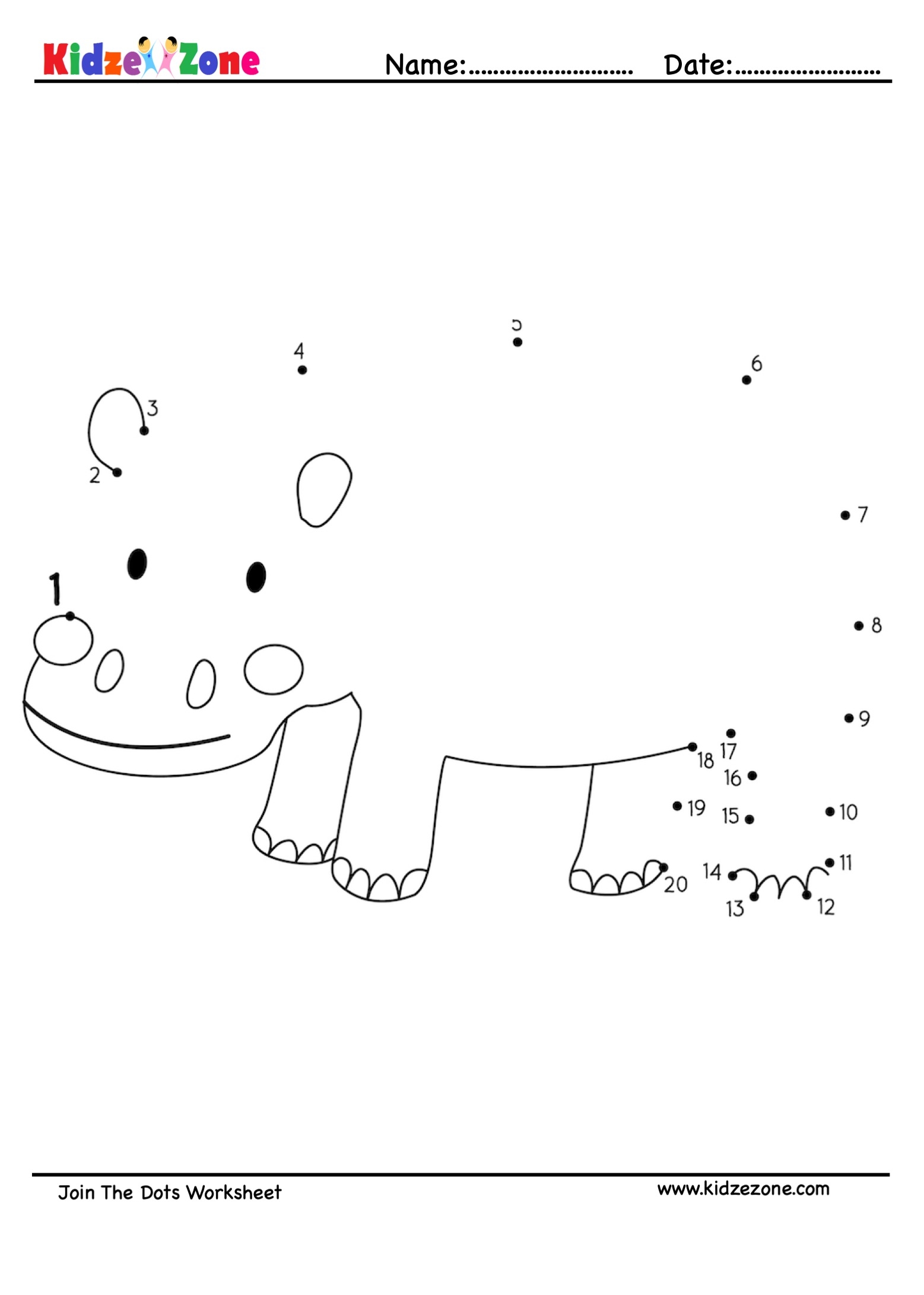 Join The Dots And Colour Worksheet Worksheets Library