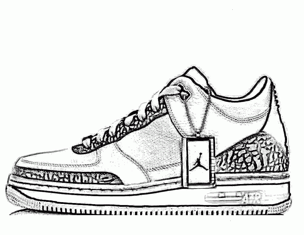 Air Jordan Coloring Pages