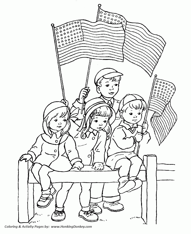 Coloring Pages Fourth Of July
