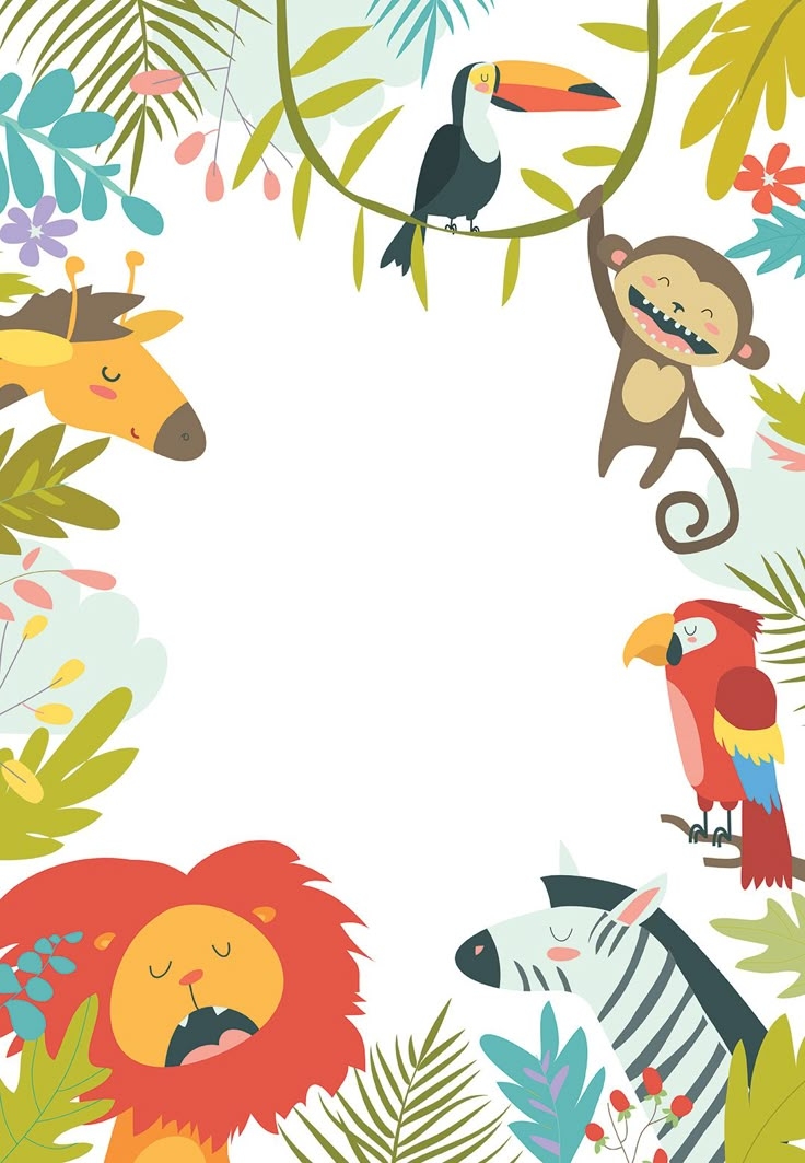 Jungle Invitation Template Free Document Samples