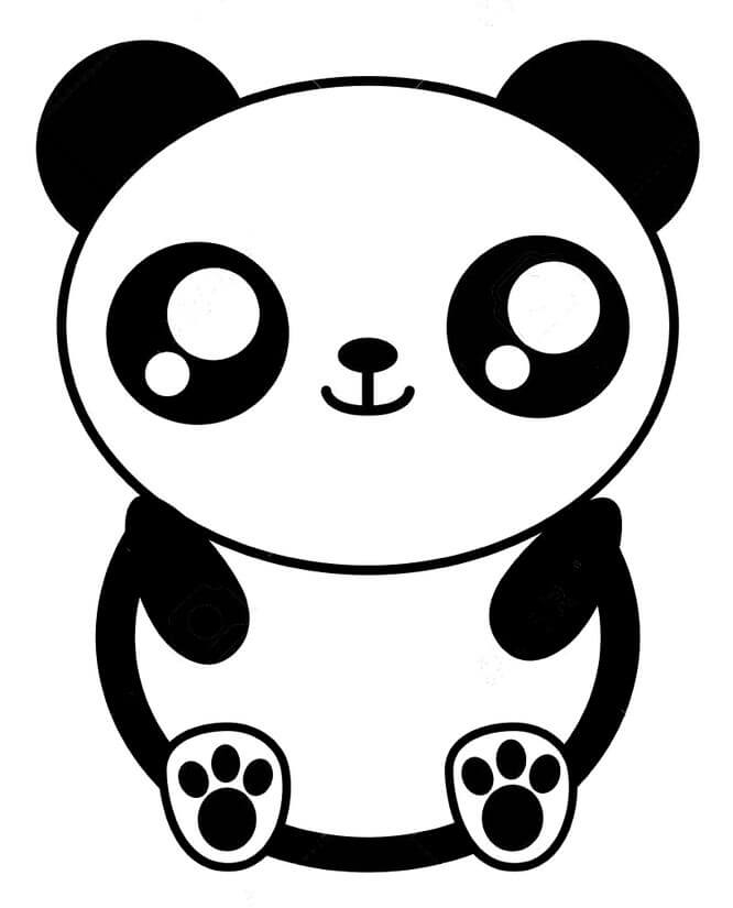 Kawaii Panda Coloring Page Free Printable Coloring Pages For Kids
