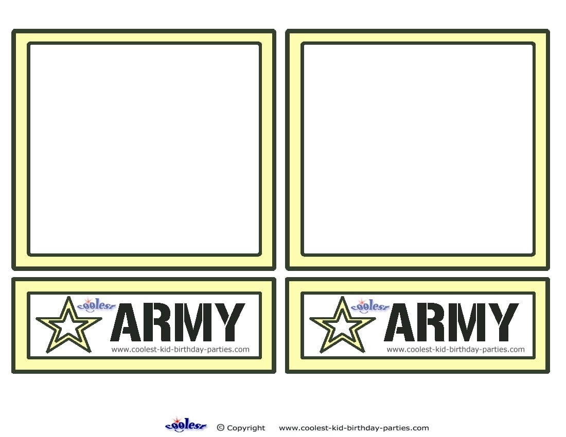 free army invitation templates