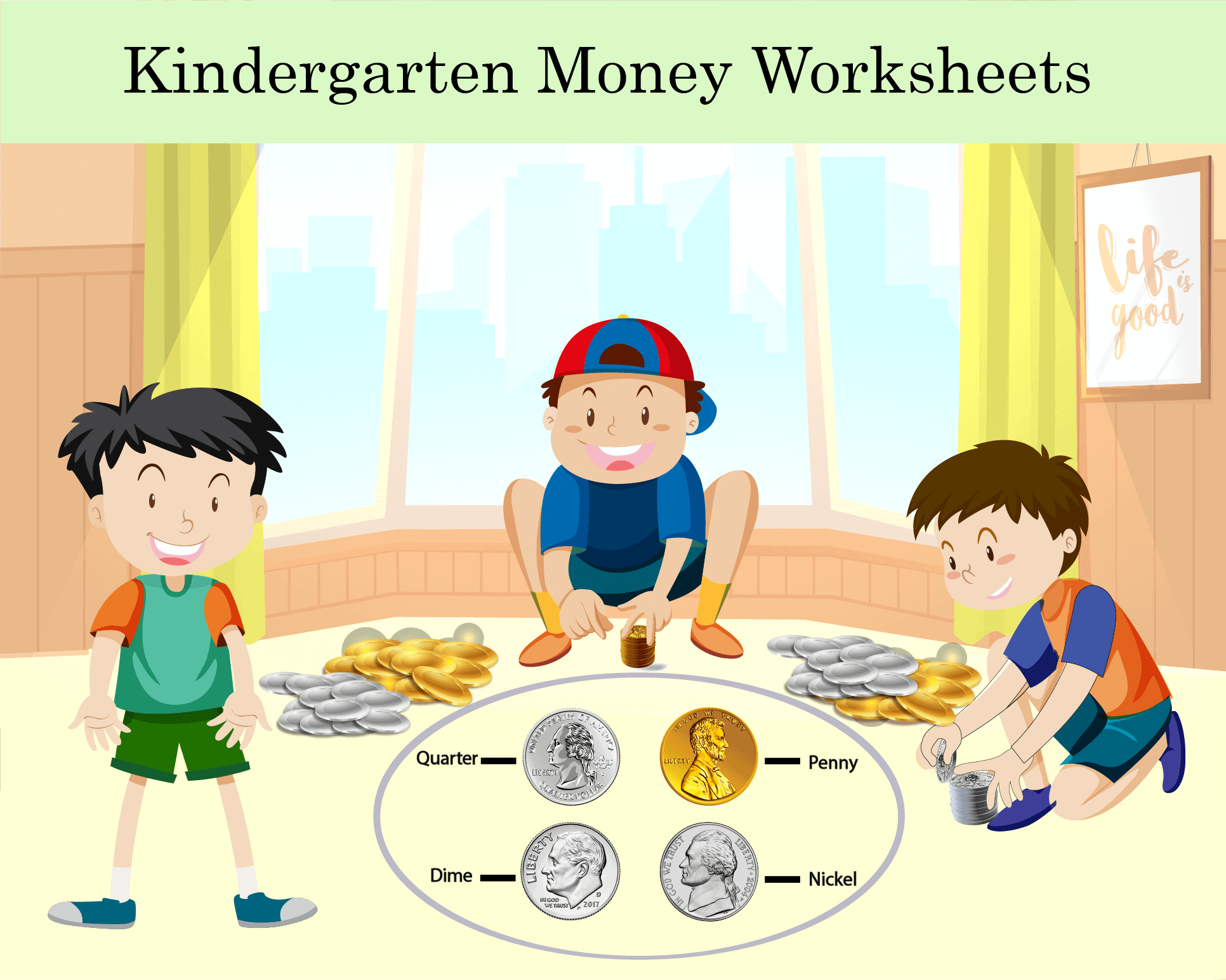 Kindergarten Money Worksheets 1st Grade Worksheets Library