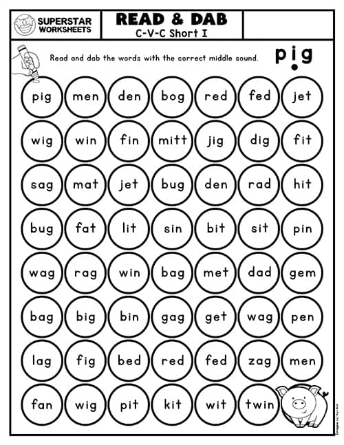 Kindergarten Phonics Worksheets Superstar Worksheets Worksheets Library