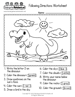Kindergarten Worksheets Web App