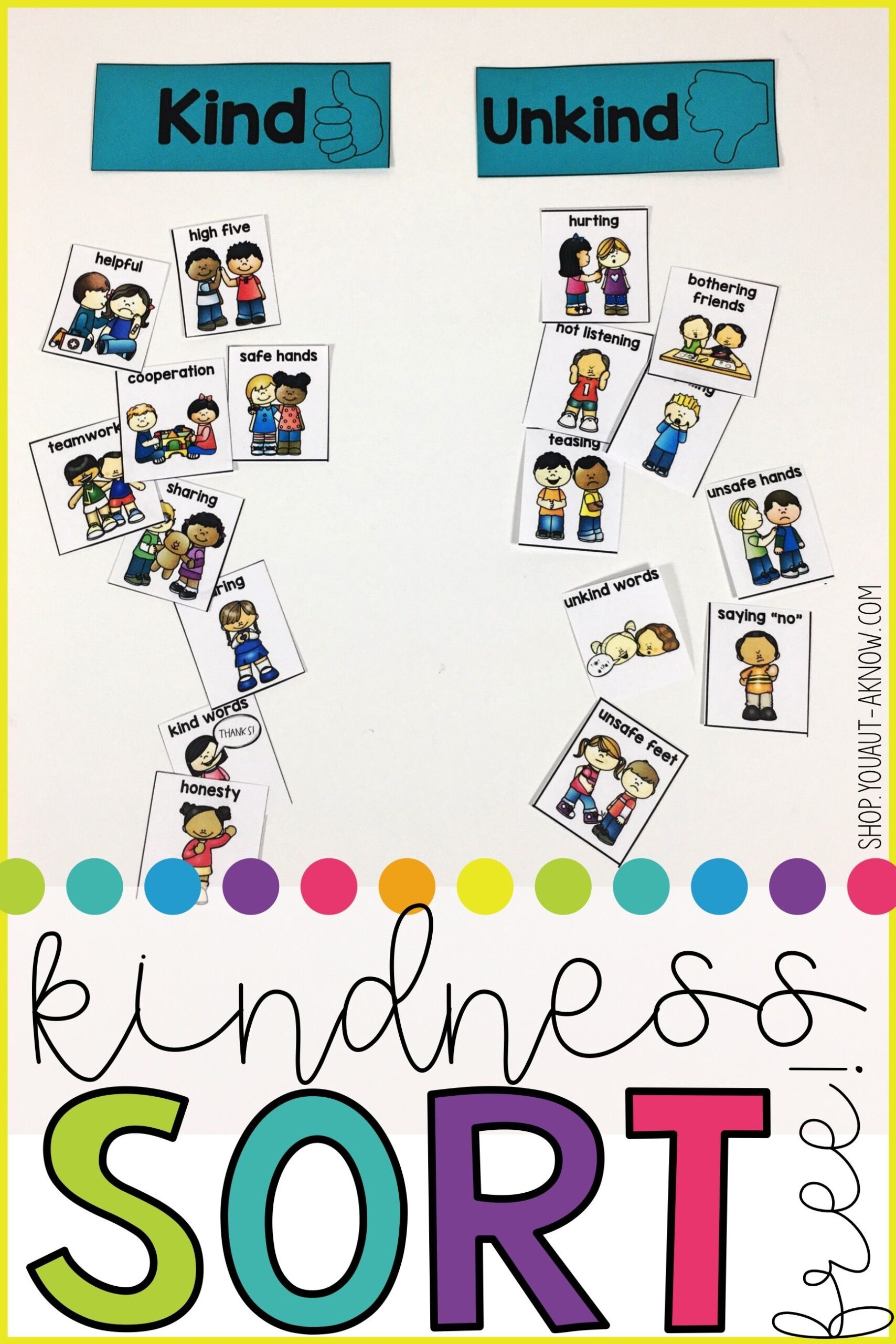 be kind crafts for preschoolers printable
