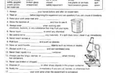 Lab Safety Worksheets 99Worksheets Printable Worksheets