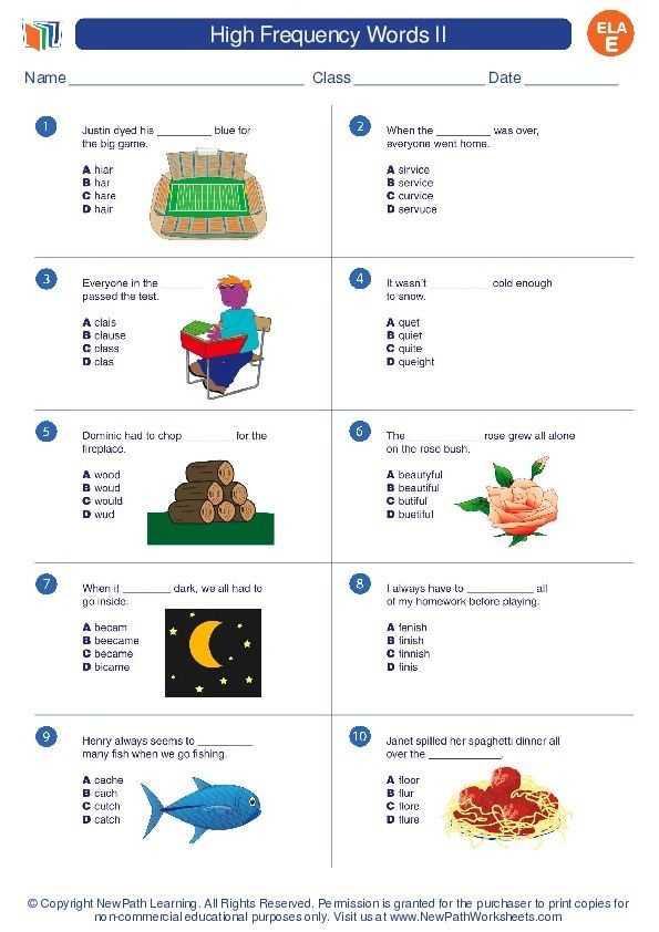 Language Arts Worksheets 5th Grade Language Worksheets