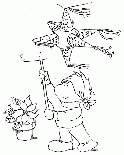 Las Posadas Coloring Pages Coloring Home