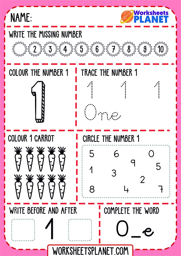 Learning Numbers Worksheets 0 To 10 PRINTABLES