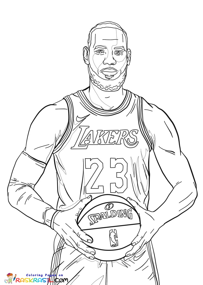 LeBron James Coloring Pages