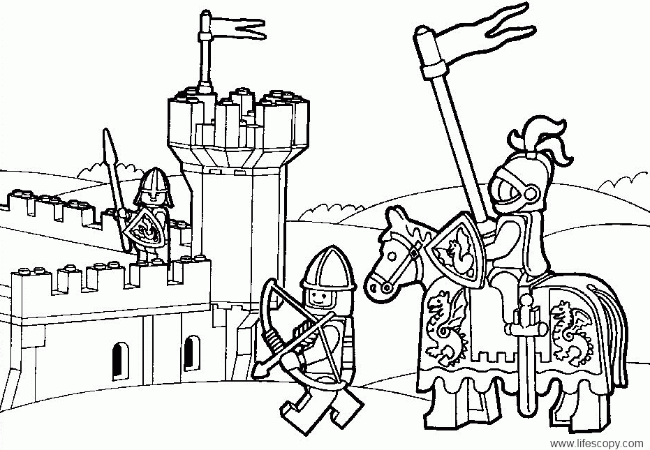 Lego Coloring Pages Free Coloring Home