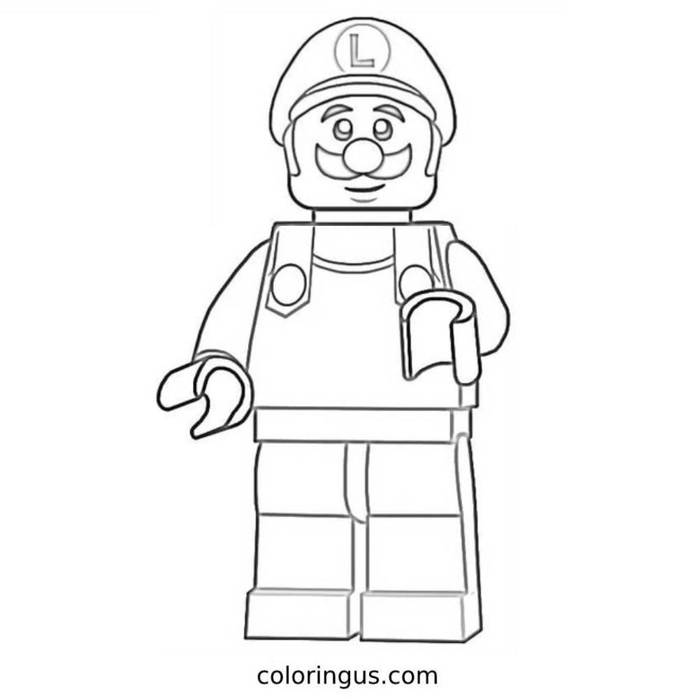Lego Coloring Pages Free Printable PDF