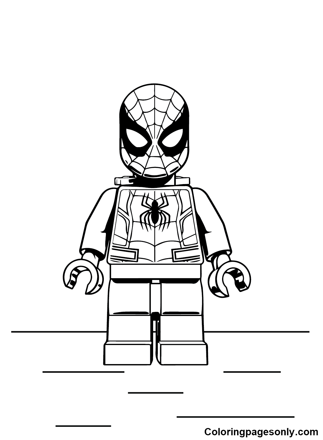 Print Spiderman Coloring Pages