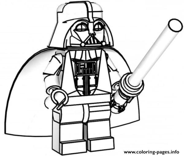 Lego Star Wars Coloring Pages Darth Vader Coloring Page Printable
