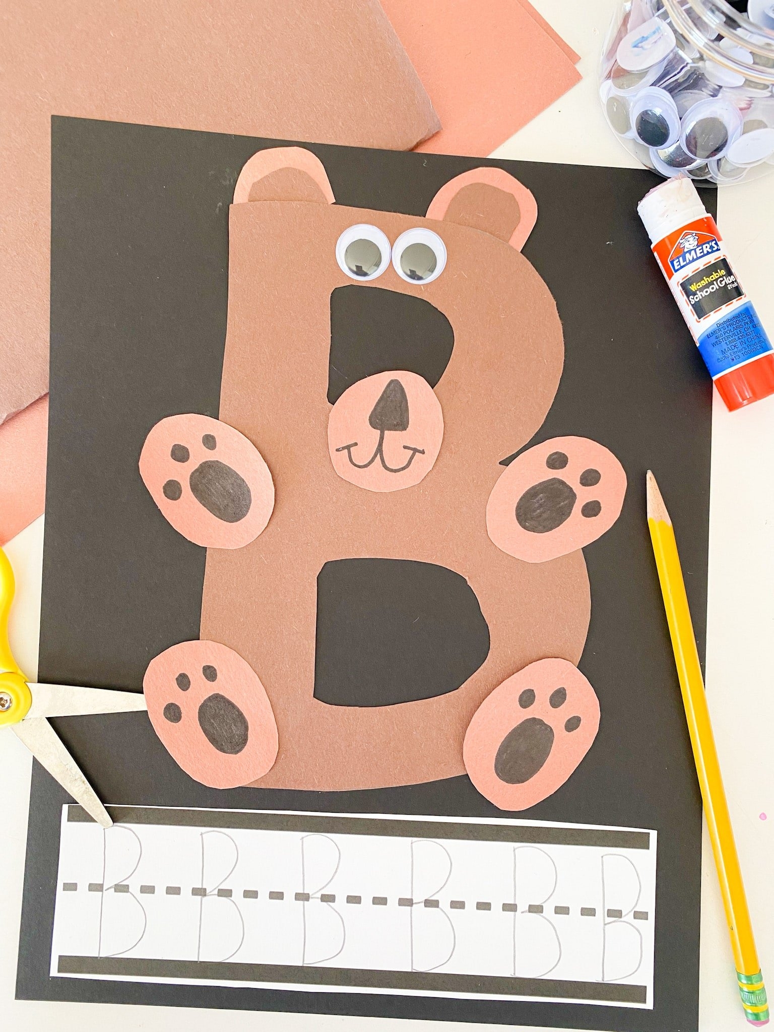 Letter B Arts And Crafts For Preers For Preers Kindergarten 