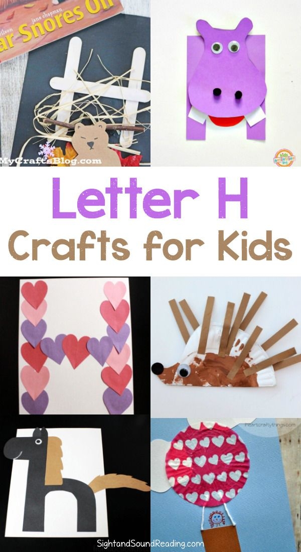 letter h crafts for preschoolers printable