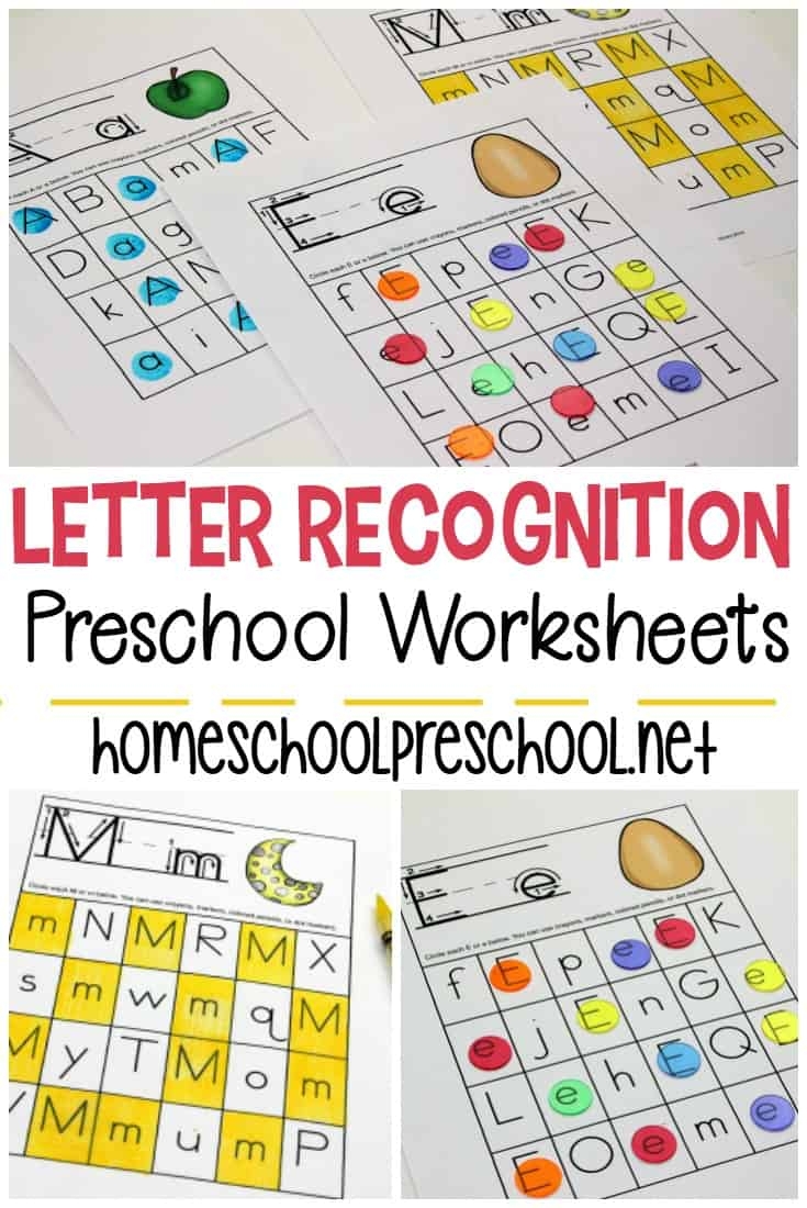 letter id worksheets