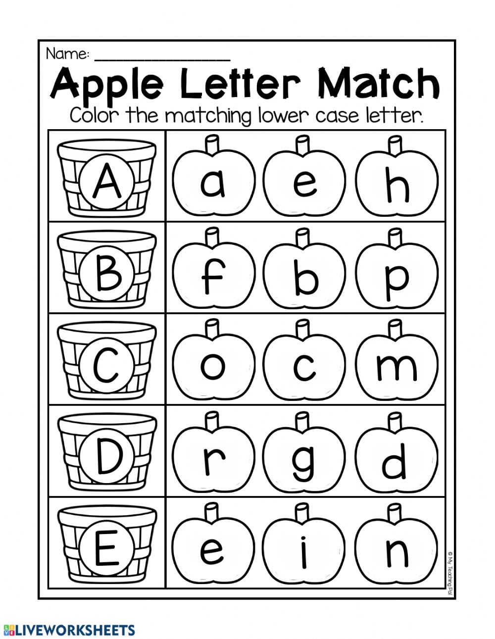 Letter Id Worksheets AlphabetWorksheetsFree