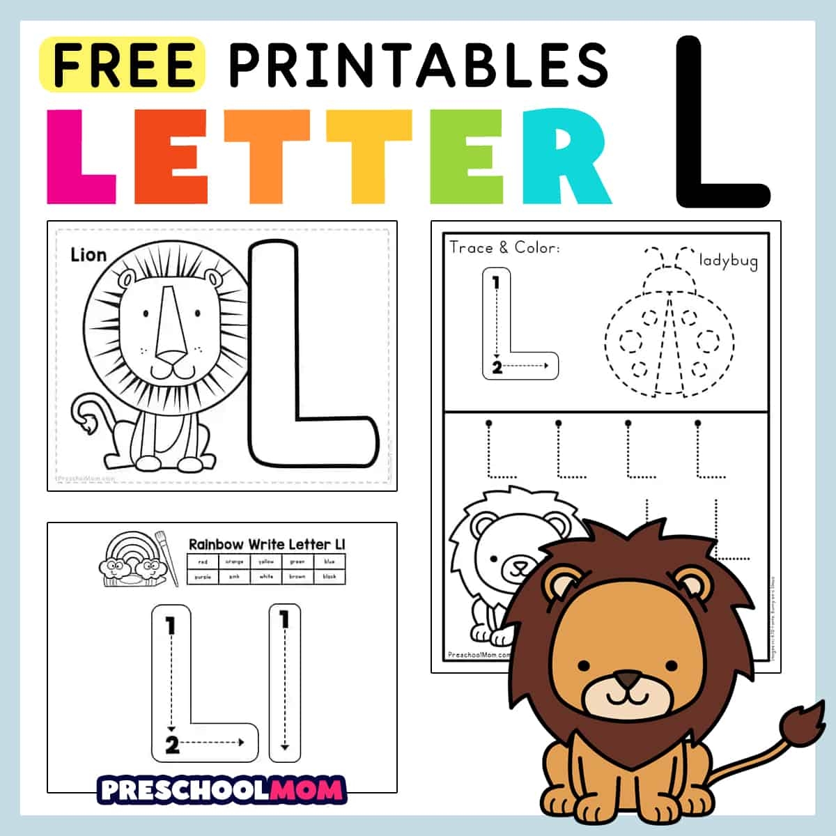 letter l preschool worksheets