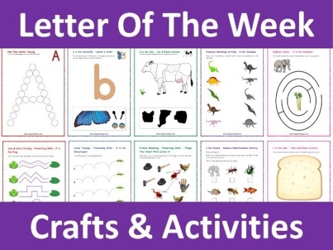 Letter Of The Week Craft For Toddlers Printable Infoupdate