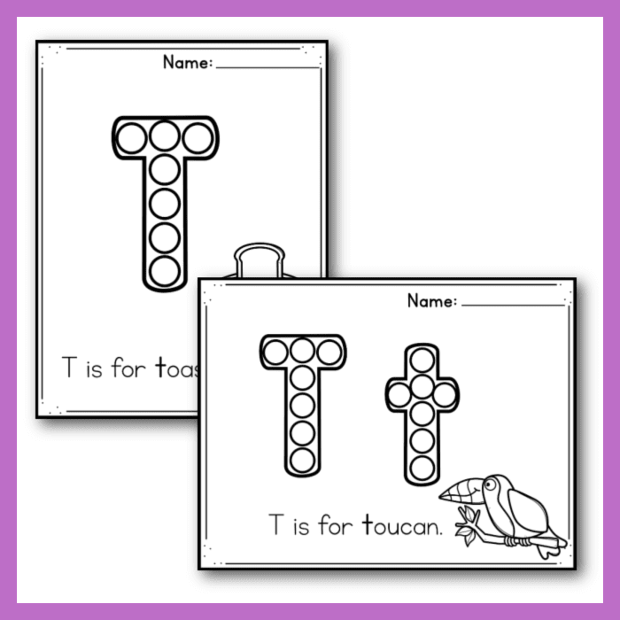 Letter T Sound Worksheets Tree Valley Academy Worksheets Library