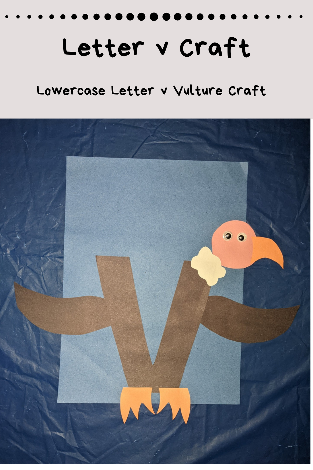 Letter V Crafts For Preschoolers