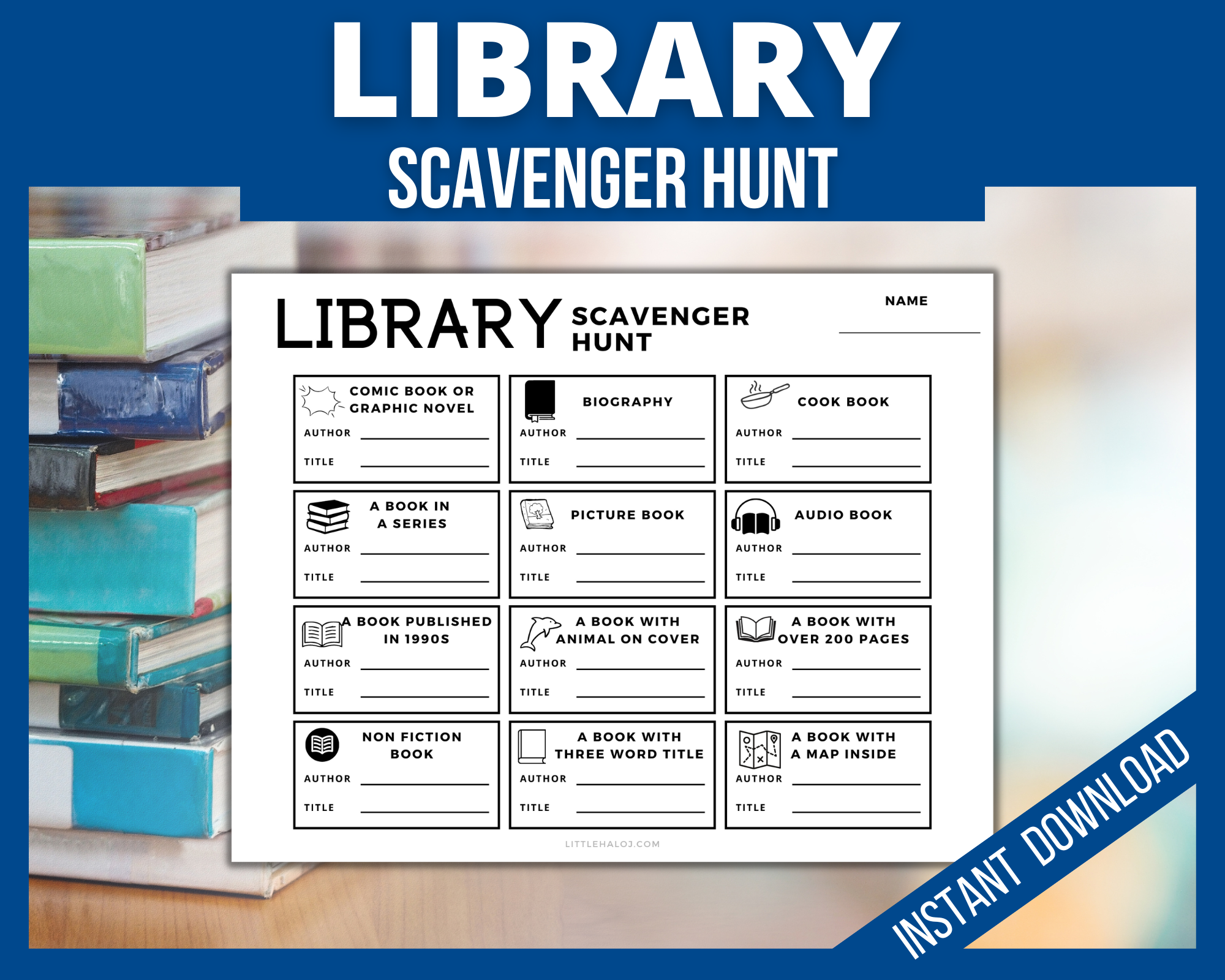 Library Scavenger Hunt Worksheets Library