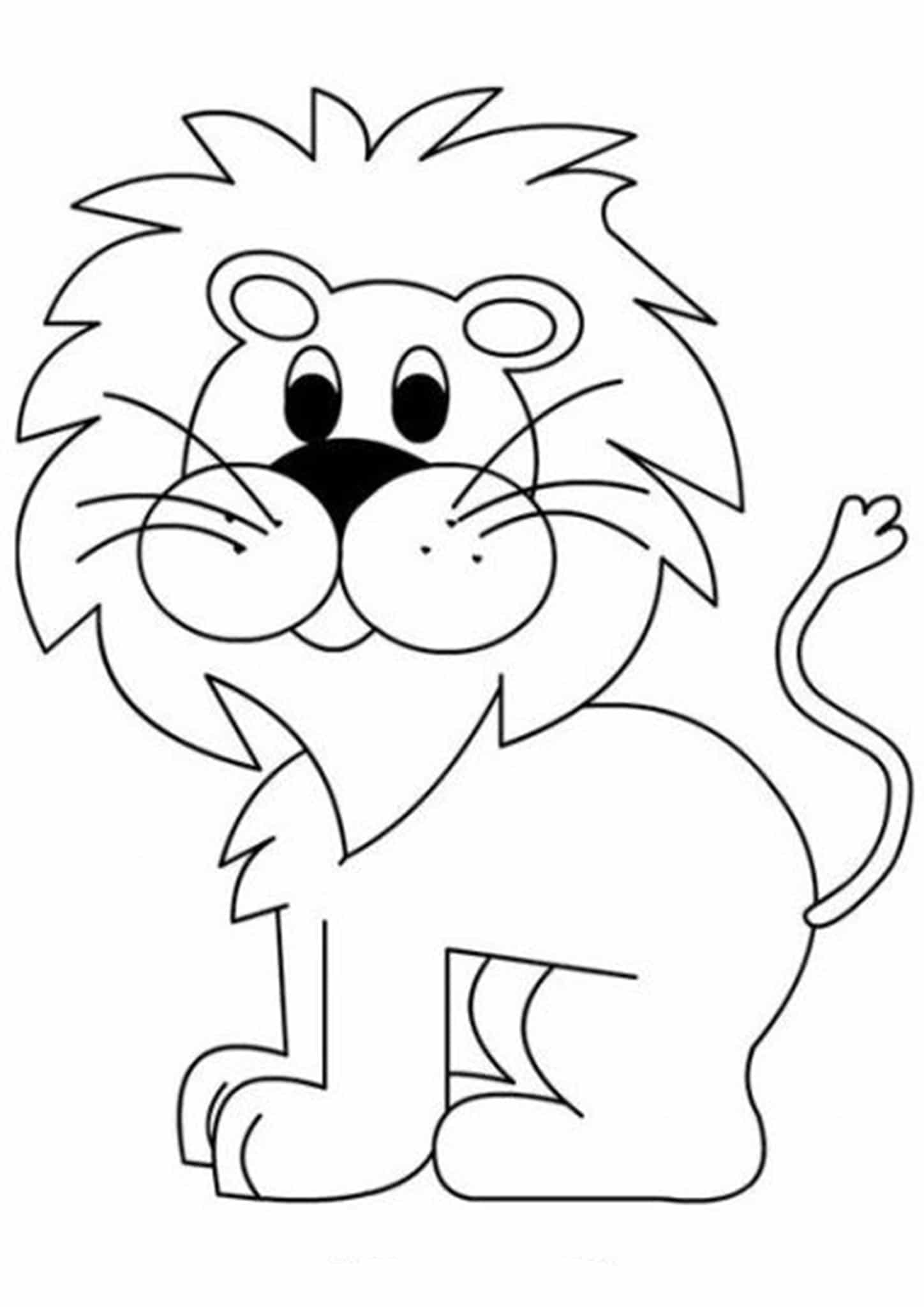 printable lion pictures for kids