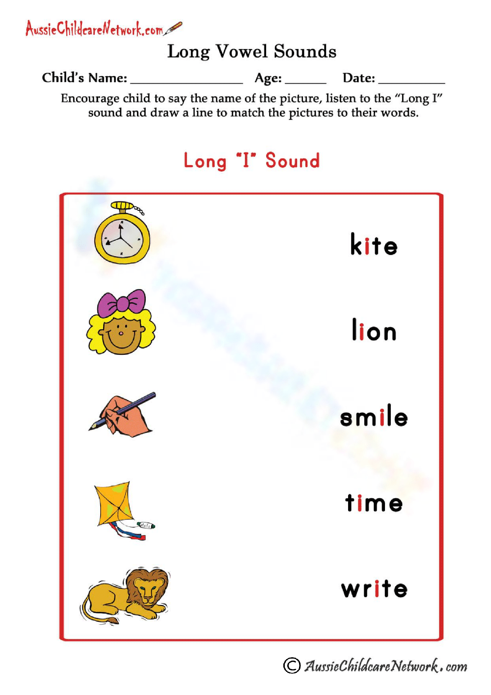 Long I Sound Interactive Worksheet Live Worksheets Worksheets Library
