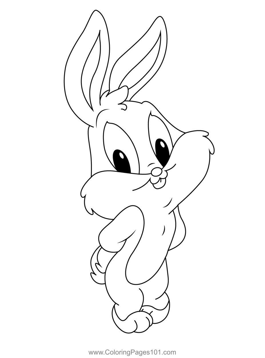 Looney Tunes Coloring Page For Kids Free Looney Tunes Printable 