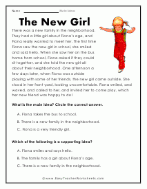 main idea worksheets 4th grade