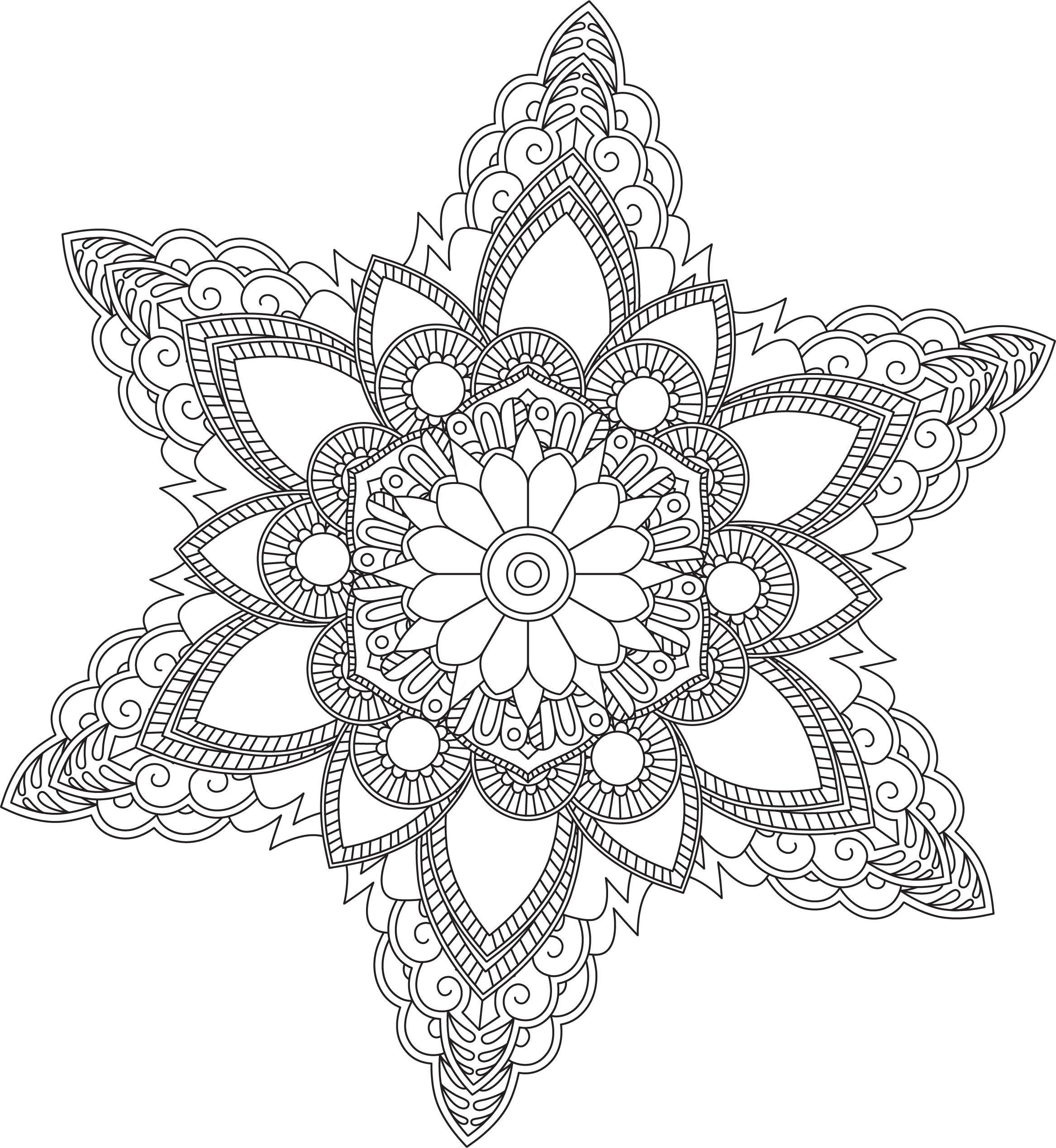 mandala coloring pages free printables
