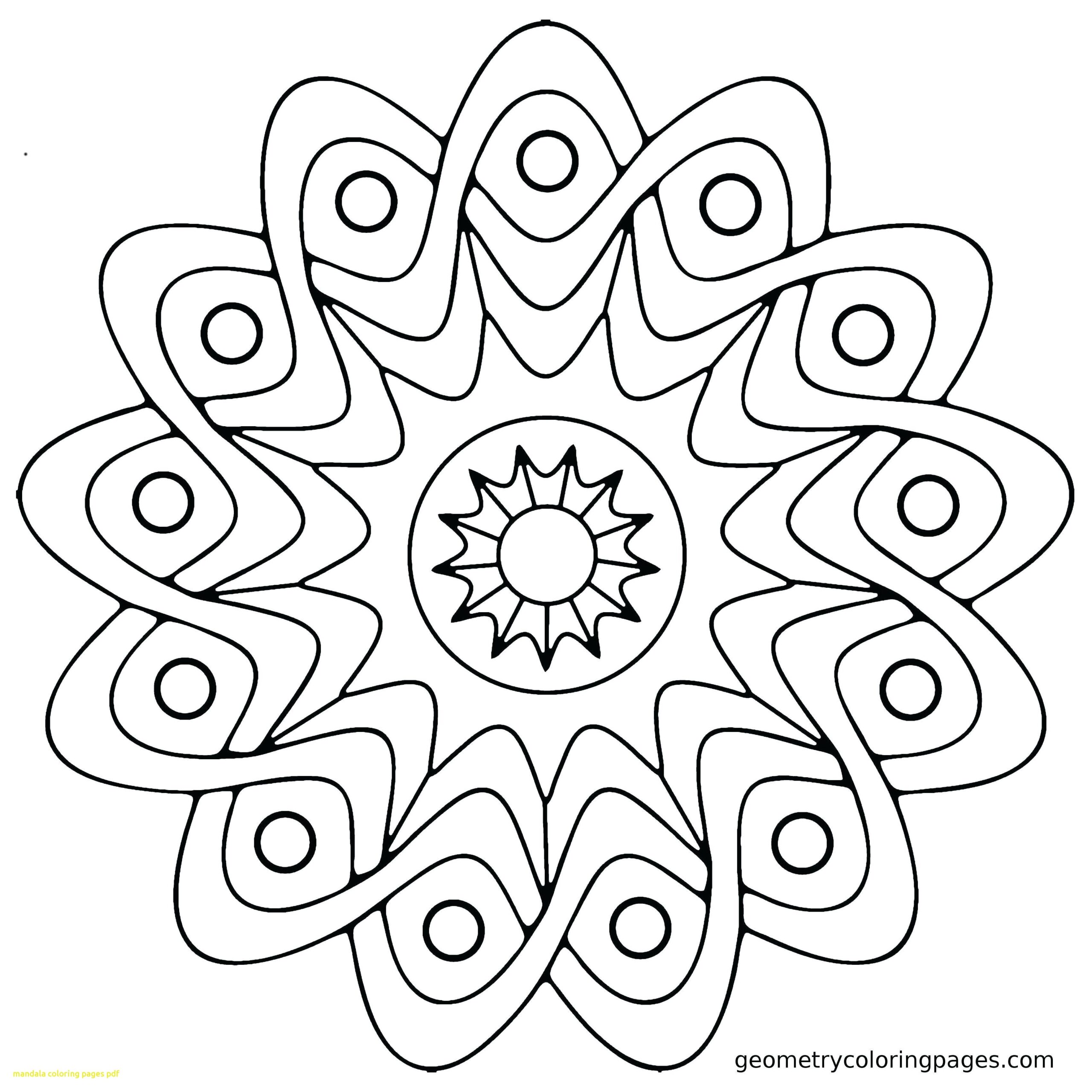 printable mandala coloring pages for kids pdf