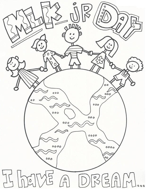 Martin Luther King Coloring Pages