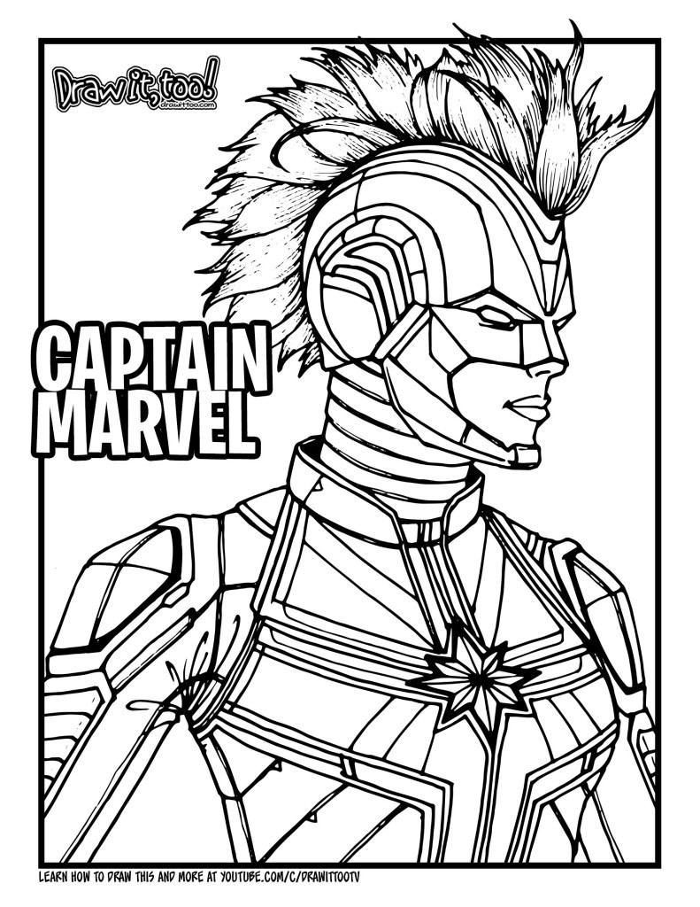 Marvel Coloring Page