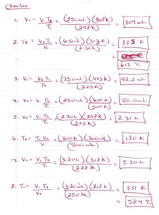 Mastering Gas Laws Worksheet 2 Answer Key Demystified