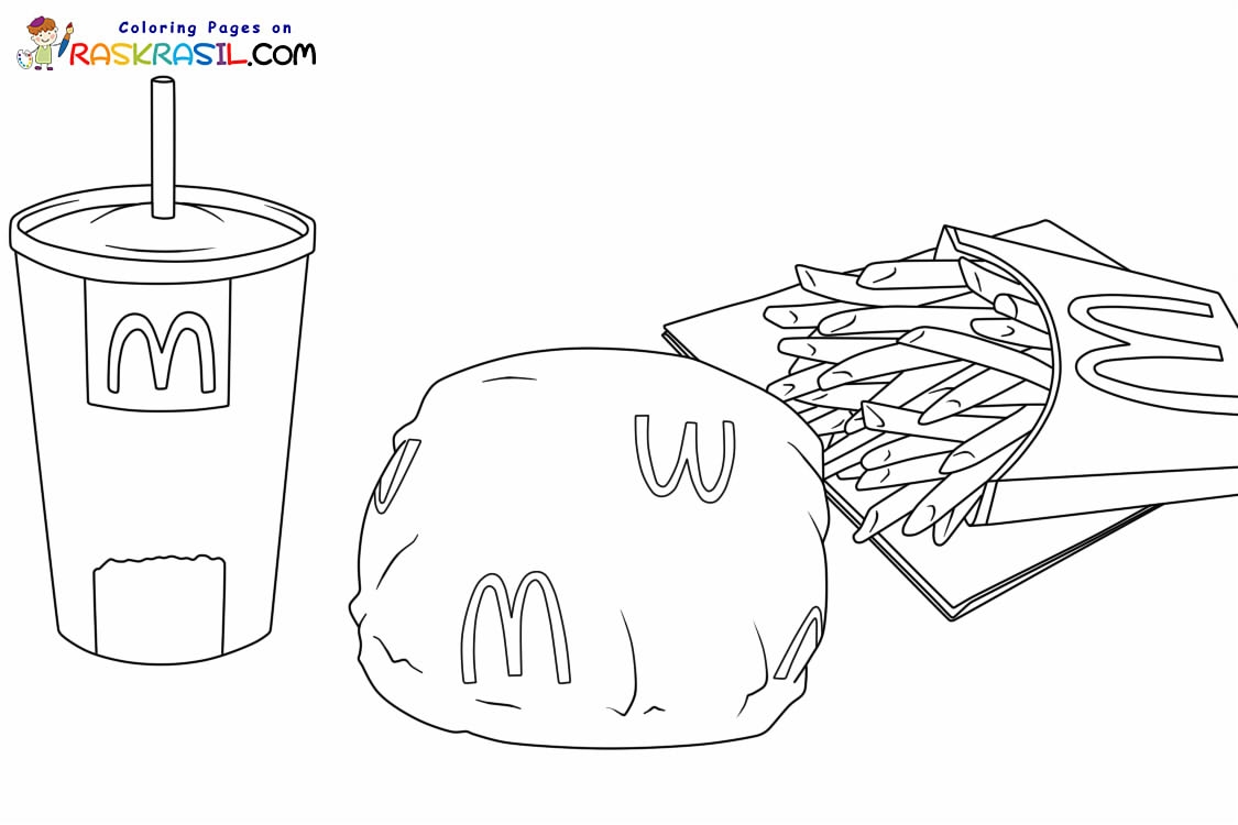 Mcdonalds Coloring Pages