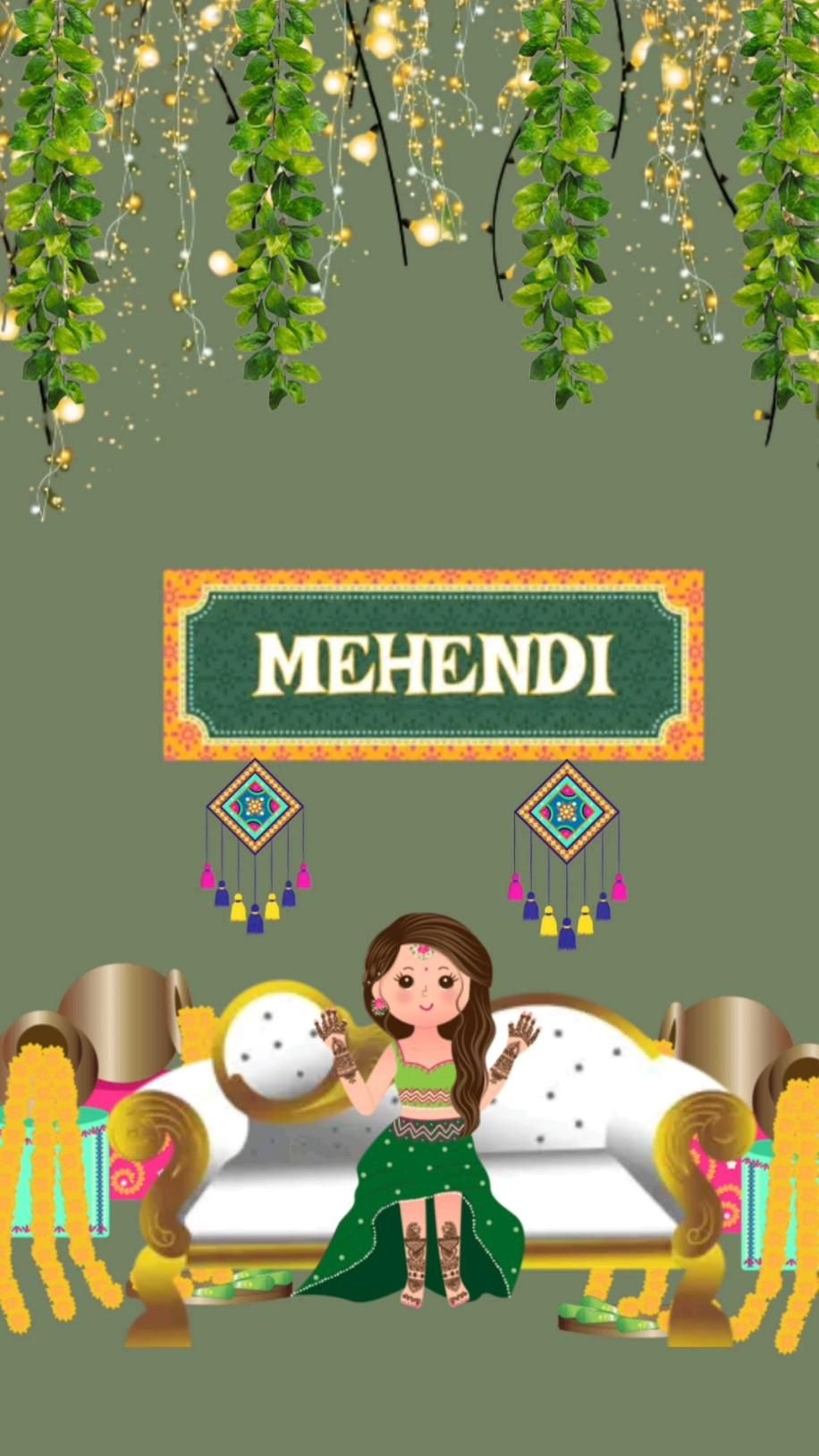 Mehendi Invite Template Artofit