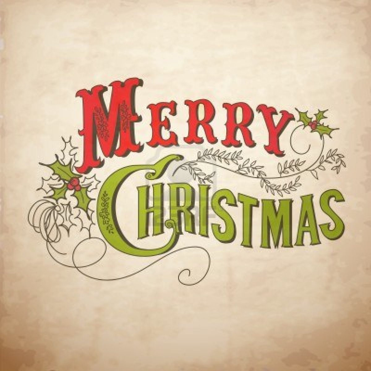 Merry Christmas Old Fashioned Families