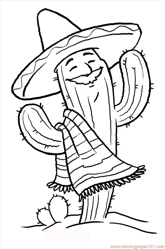 Mexican Coloring Pages To Print Coloring Home