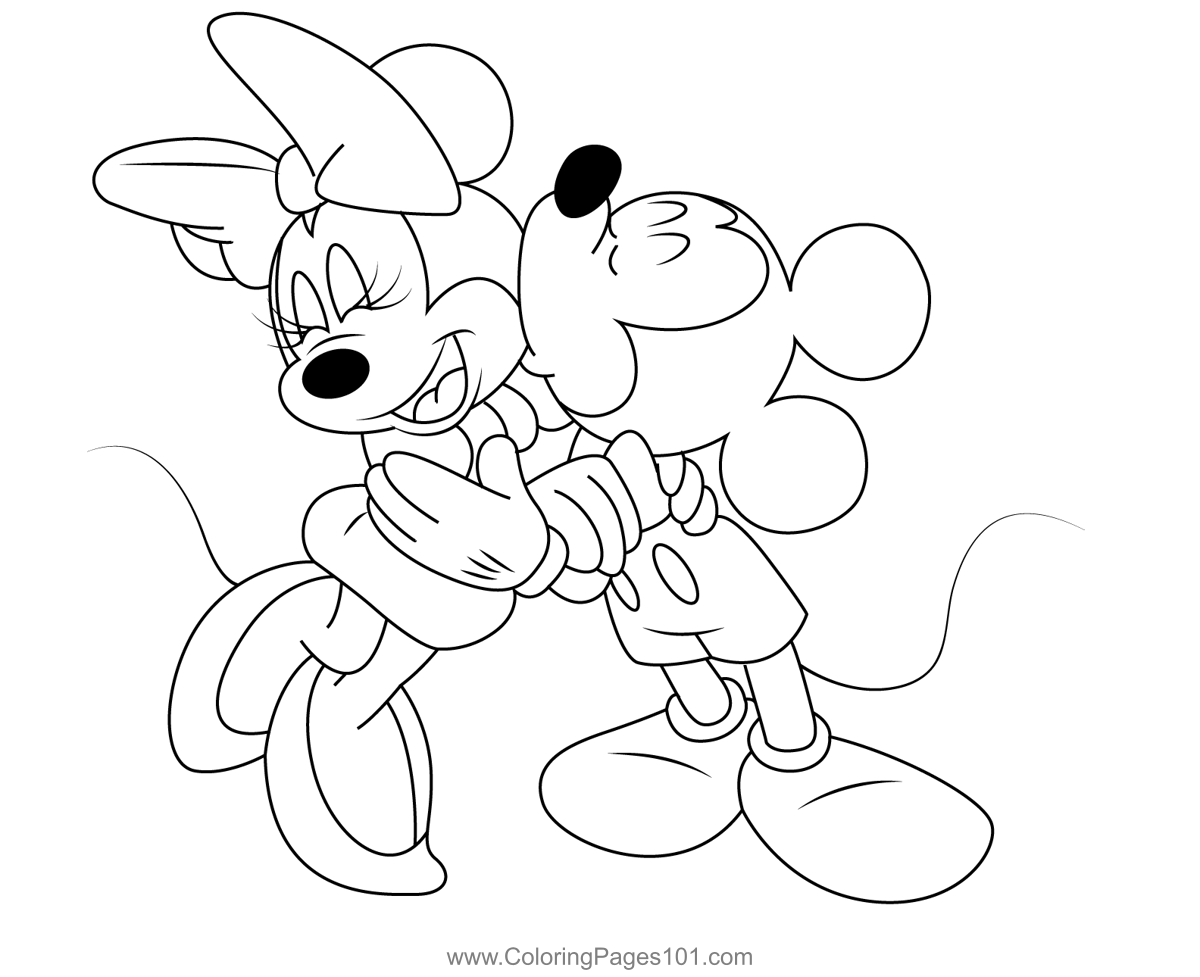 Minnie Coloring Page