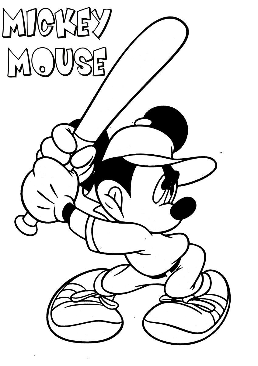 Mickey Mouse Coloring Pages To Print To Download And Print For Free
