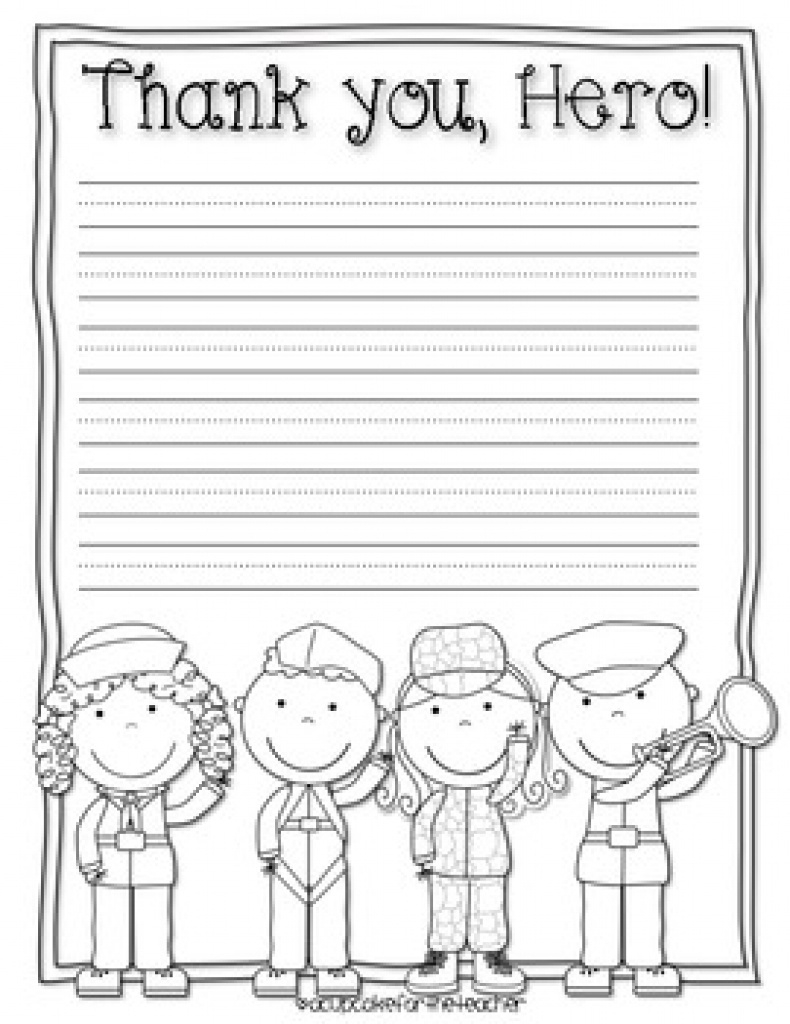 printable thank you cards for military