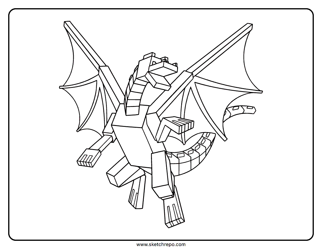 Minecraft Steve Coloring Page Sketch Repo