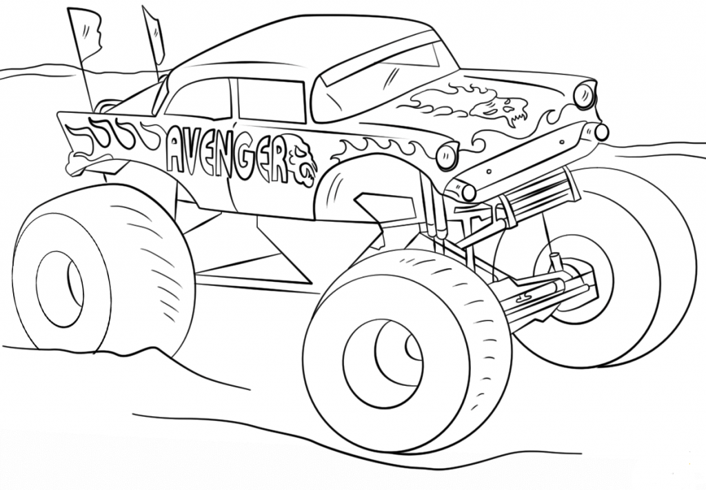 Monster Jam Color Pages