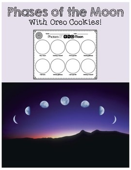 Moon Phases With Oreos Worksheet By Love 4 Education TpT